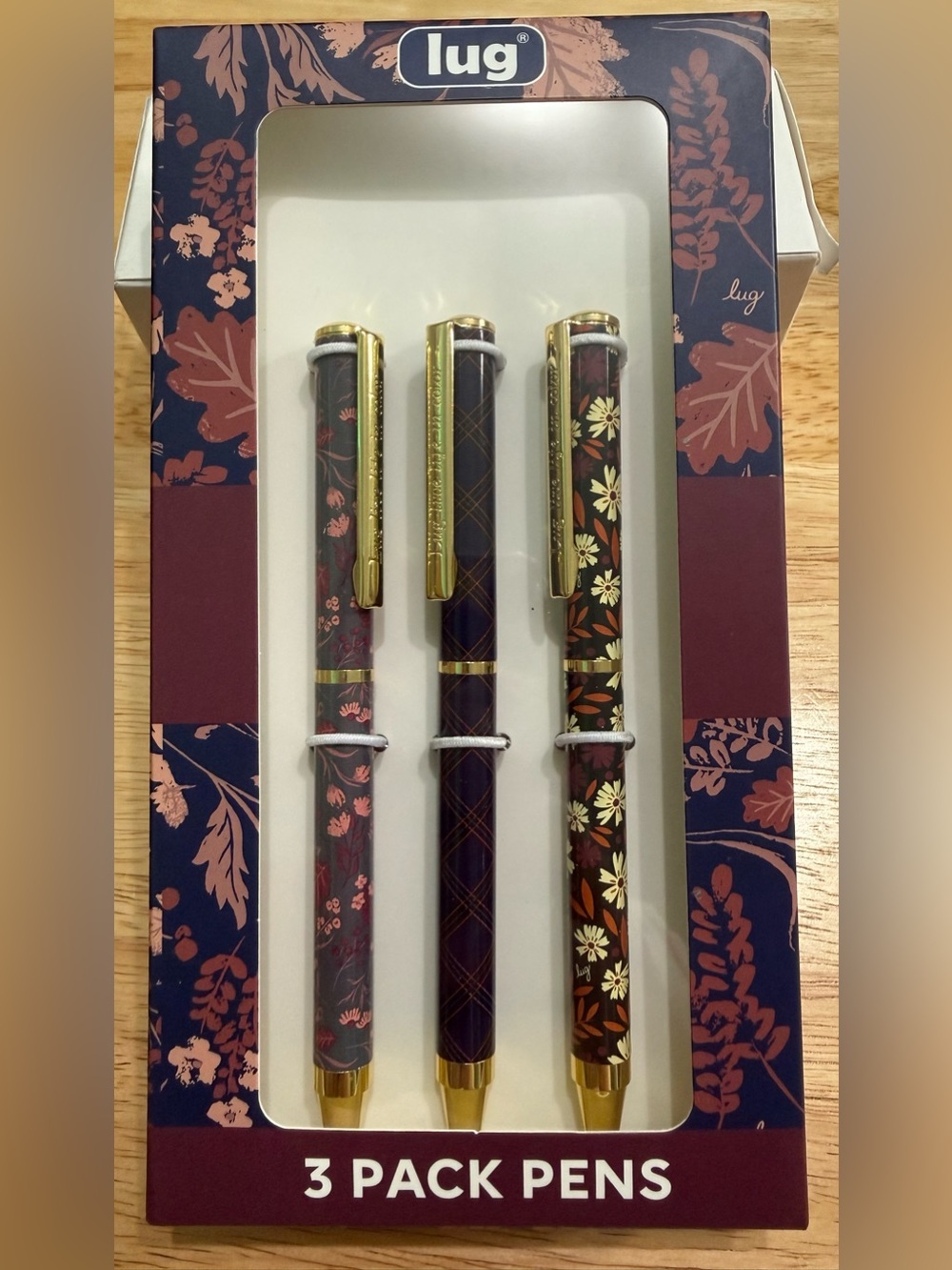 Lug 3-Pack Harvest Pen Set NIB